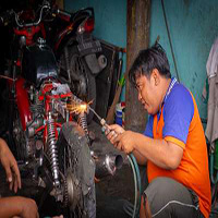 Ayyub Ali Motorcycles Repairing